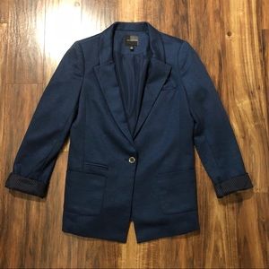 Blue boyfriend blazer